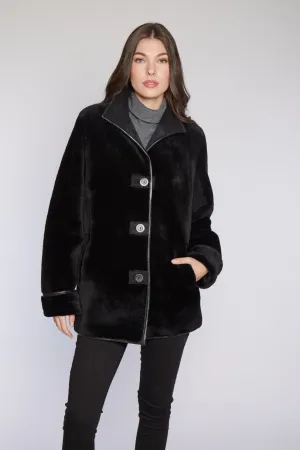 #944 Reversible Merino Shearling Jacket  1 SMALL  $500  sorry no additional discounts