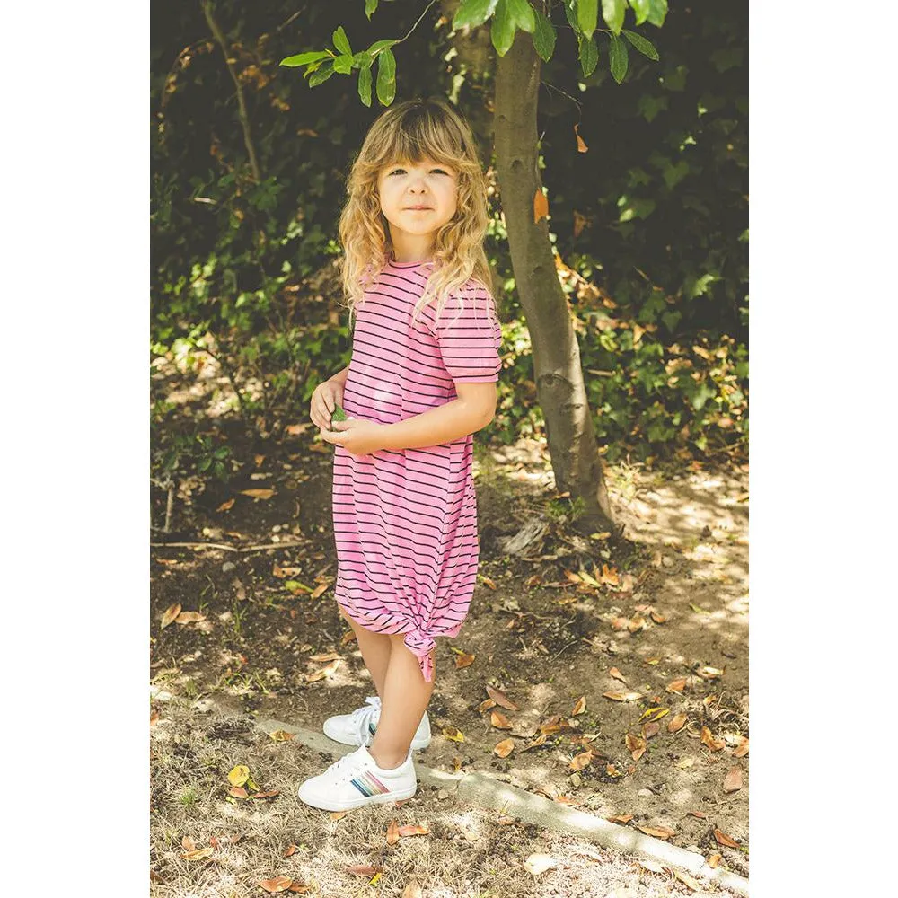 Akane-Stripe Dress | Orchid