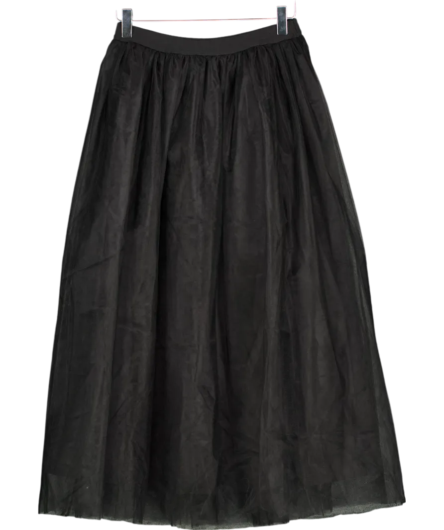 Arket Black Tulle Skirt UK 8