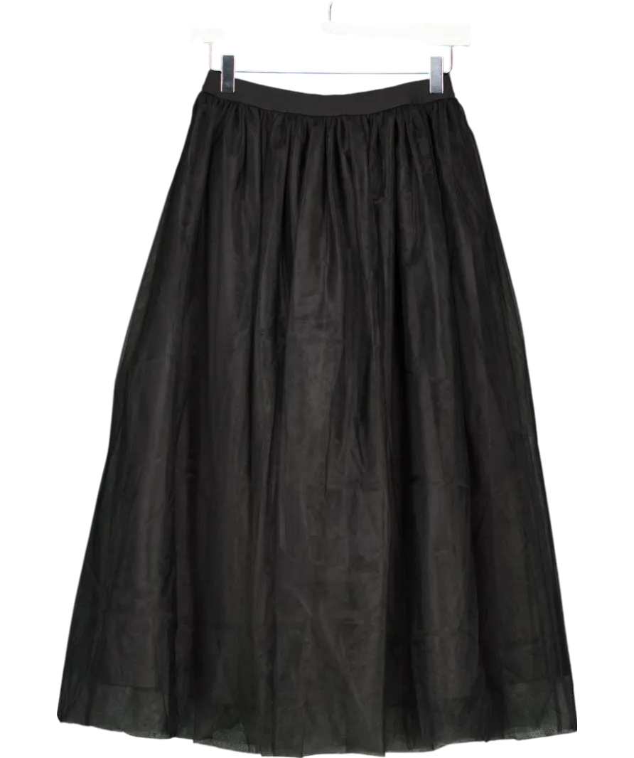 Arket Black Tulle Skirt UK 8