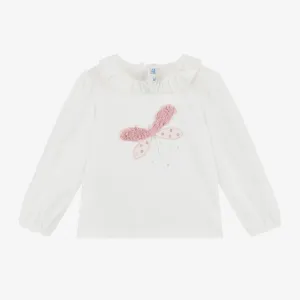 Baby Girls Pink Dragonfly Top