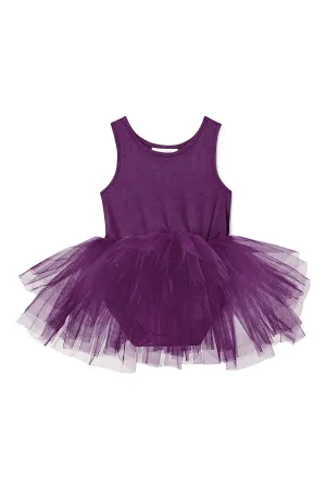 B.A.E. PURPLE SUEDE TUTU DRESS