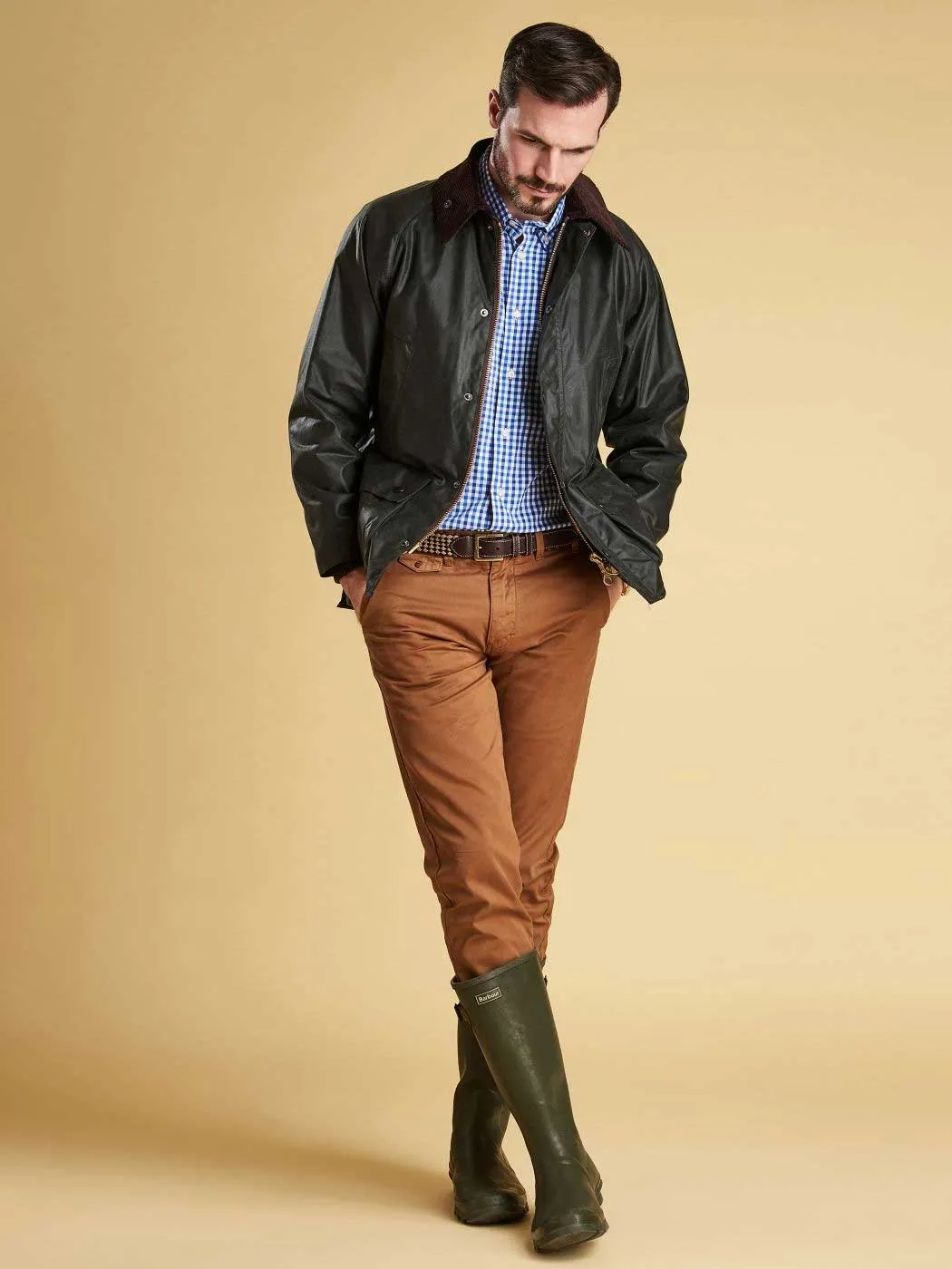 BARBOUR Bedale Wax Jacket – Mens - Sage