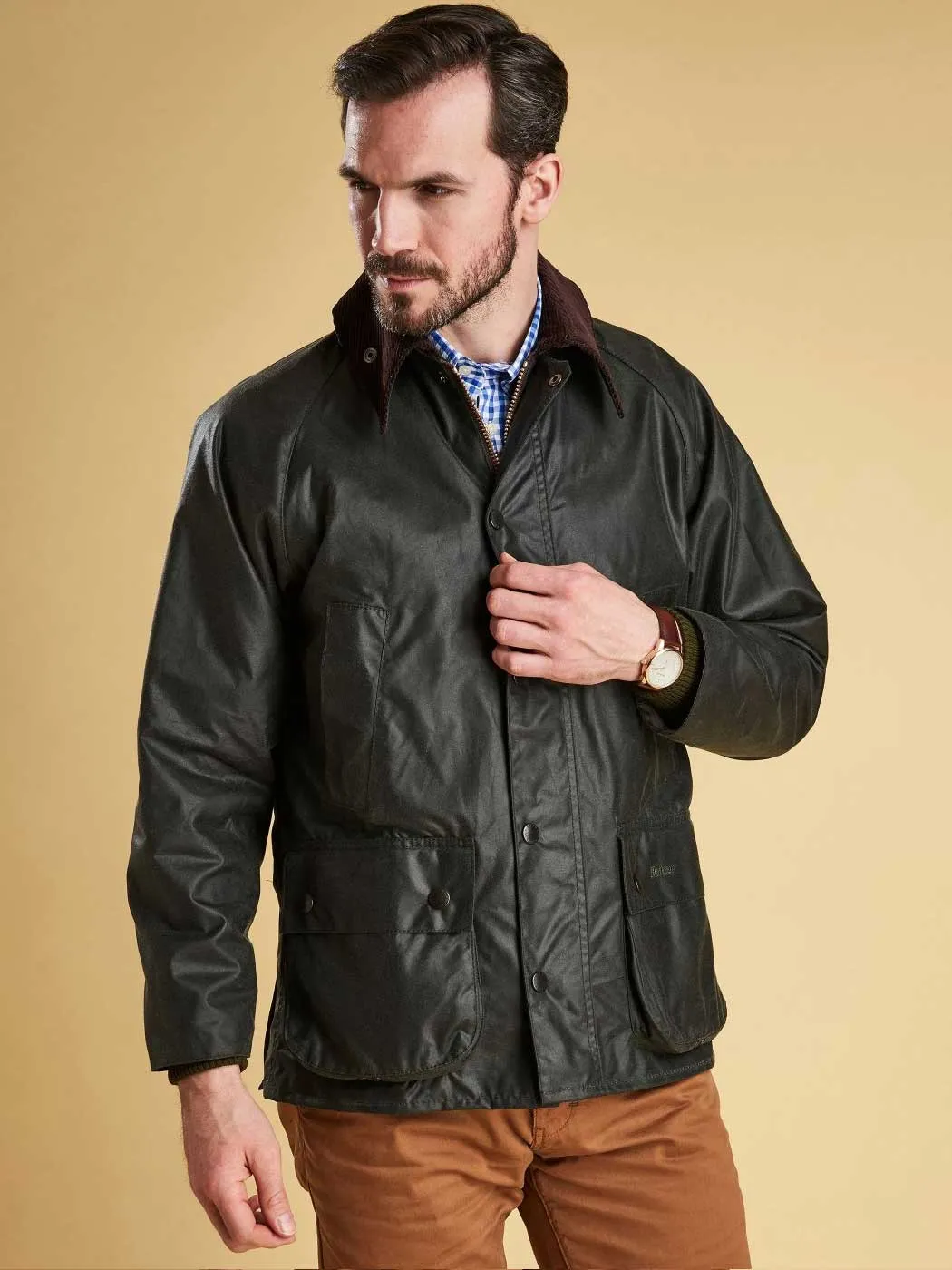 BARBOUR Bedale Wax Jacket – Mens - Sage