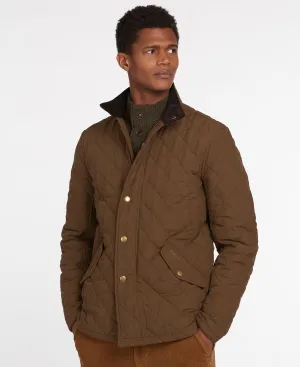 BARBOUR SHOVELER QUILTED JACKET - DRK SAND