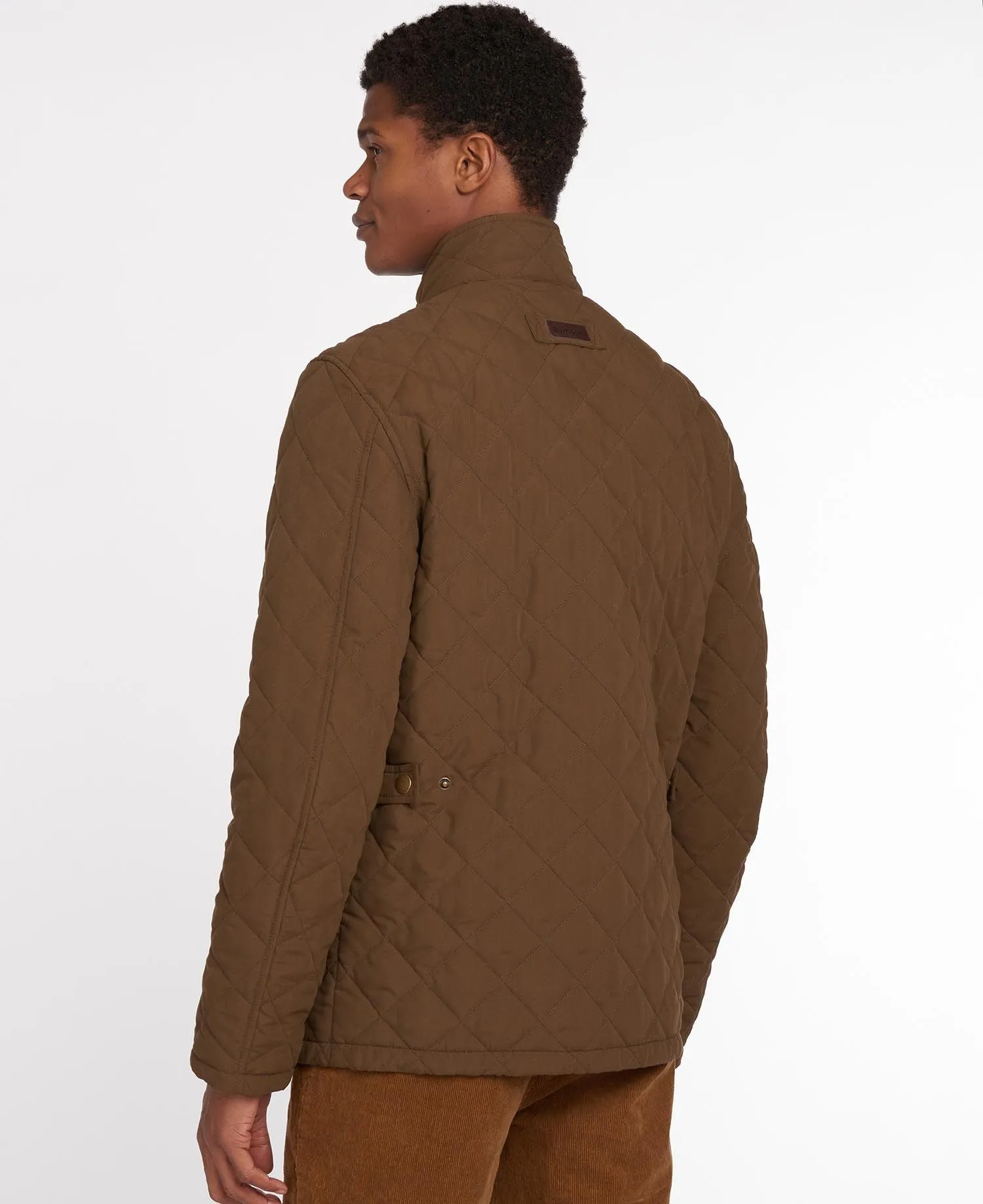 BARBOUR SHOVELER QUILTED JACKET - DRK SAND