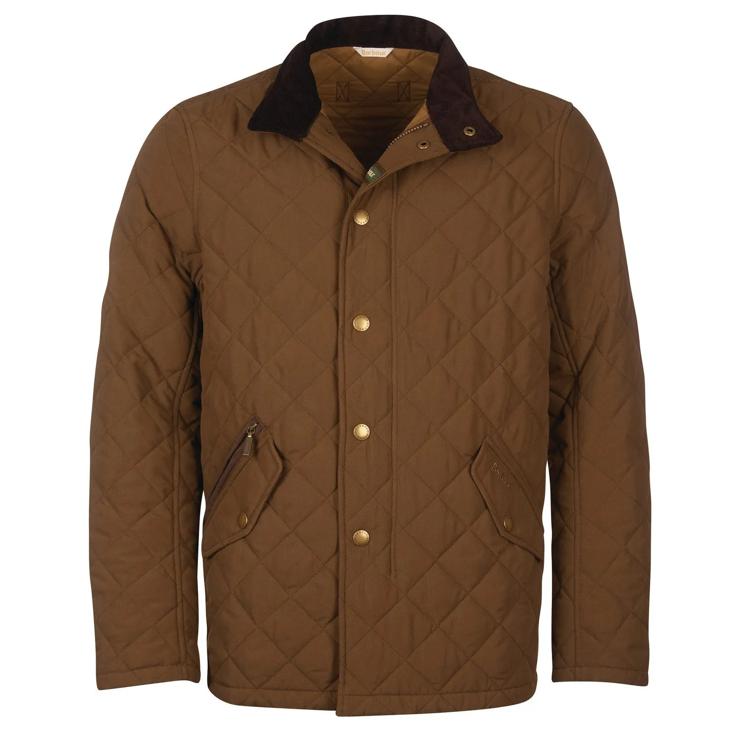 BARBOUR SHOVELER QUILTED JACKET - DRK SAND