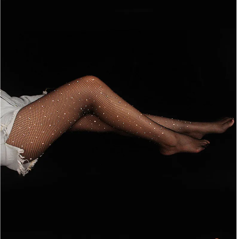 Bedazzled Rhinestone Tights for Women