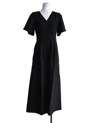 Black Plain Jumpsuit