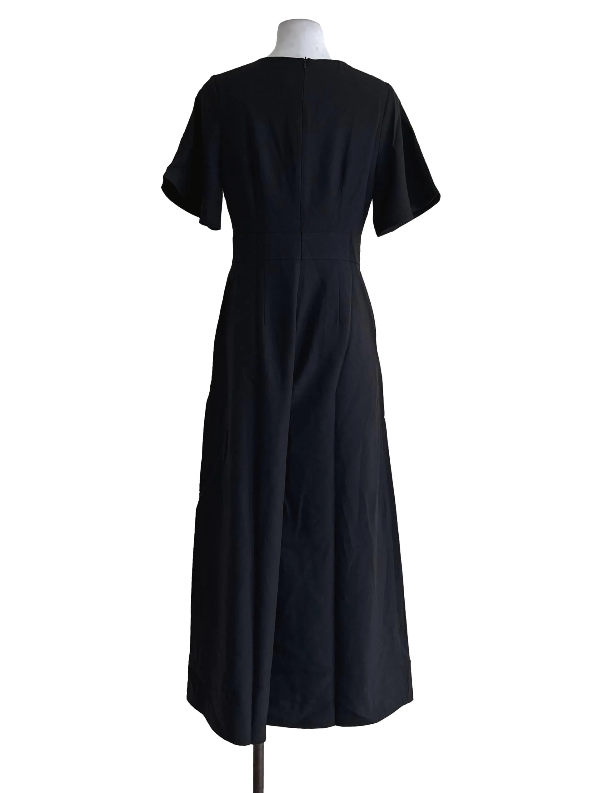 Black Plain Jumpsuit