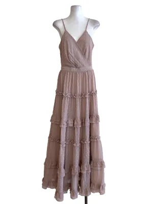 Brown V-Neck Jumpsuit