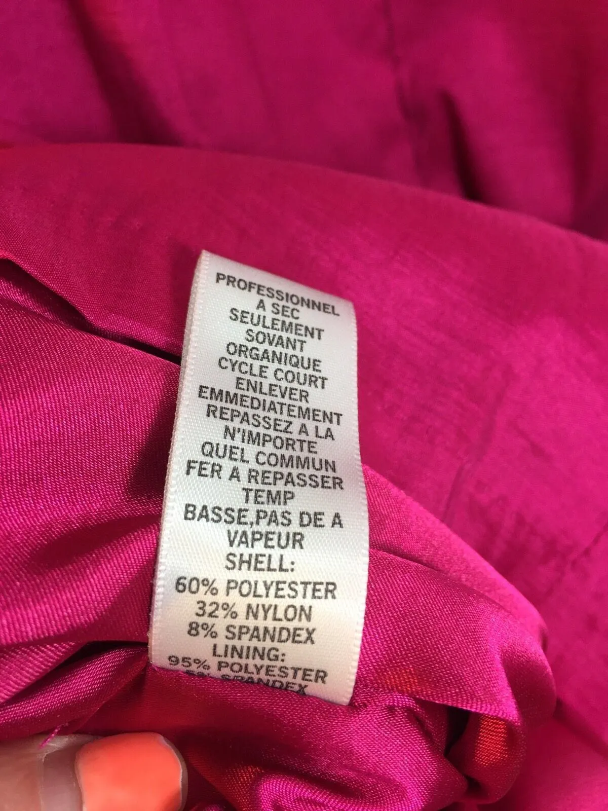 Cache Sz 10 Hot Pink Bow Peplum Mini Dress Strapless Evening Club