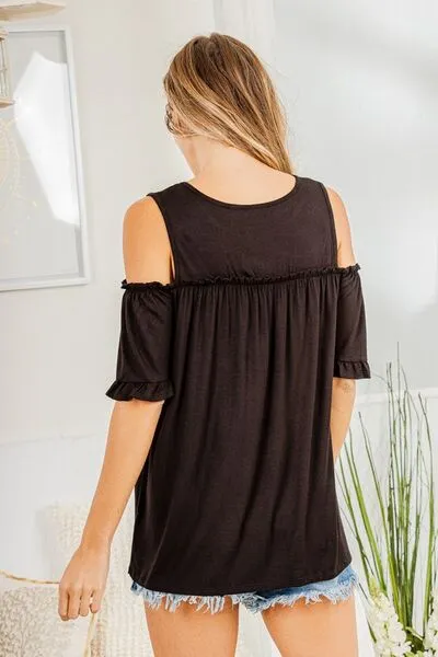 Cold Shoulder Blouse