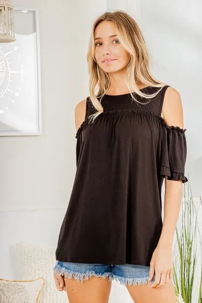 Cold Shoulder Blouse
