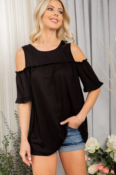 Cold Shoulder Blouse