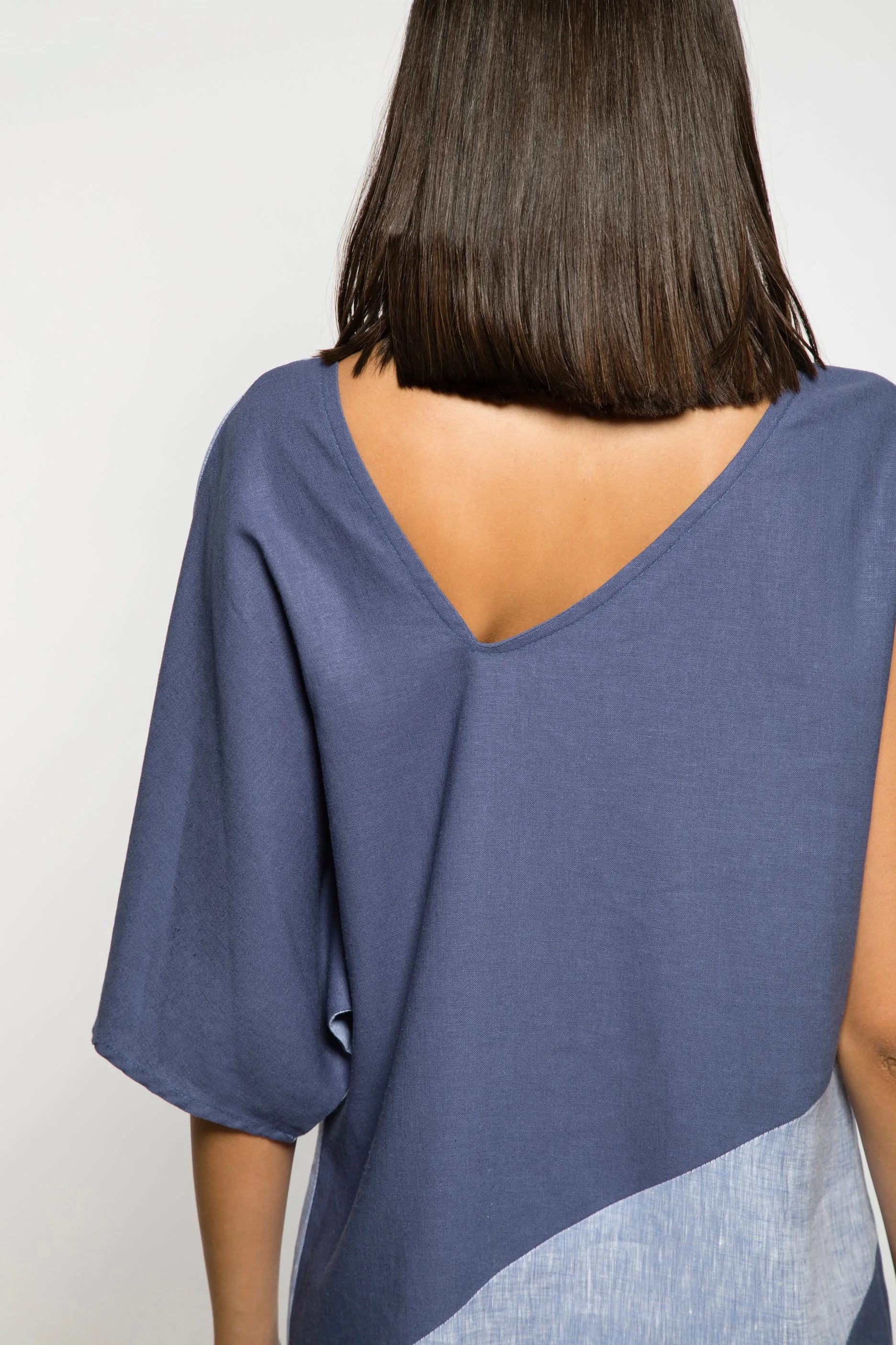 Color blocked dress