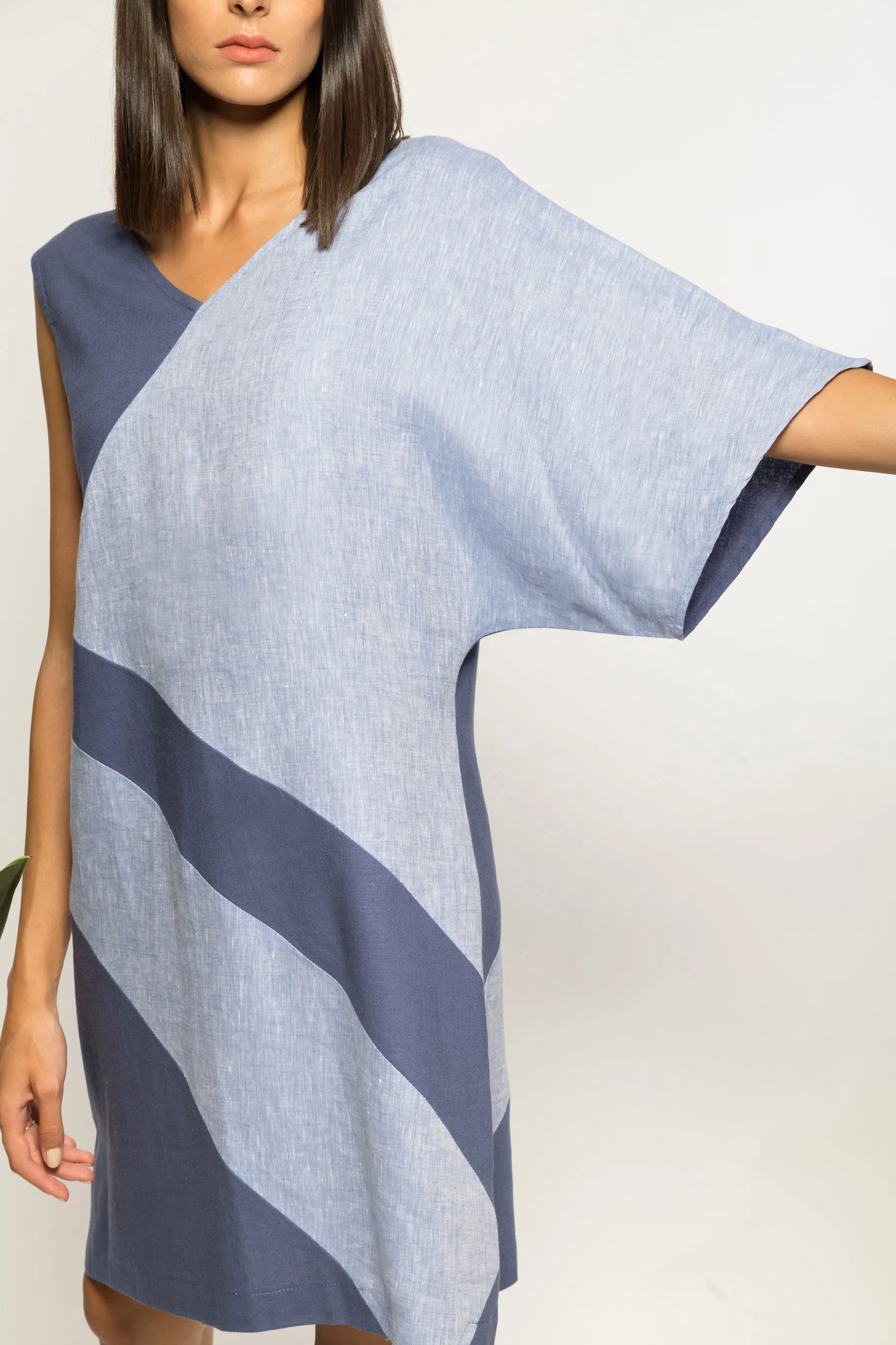 Color blocked dress