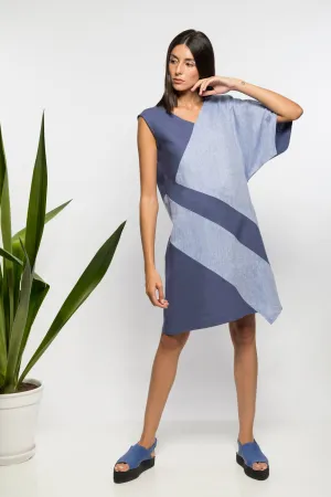 Color blocked dress