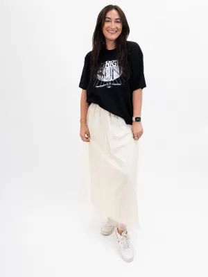 Compania Fantastica White tulle midi skirt