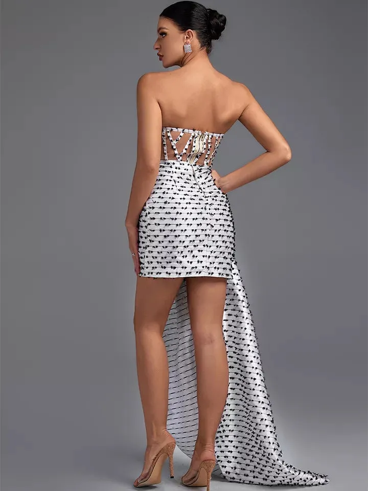Cookies & Cream Asymmetrical Dress