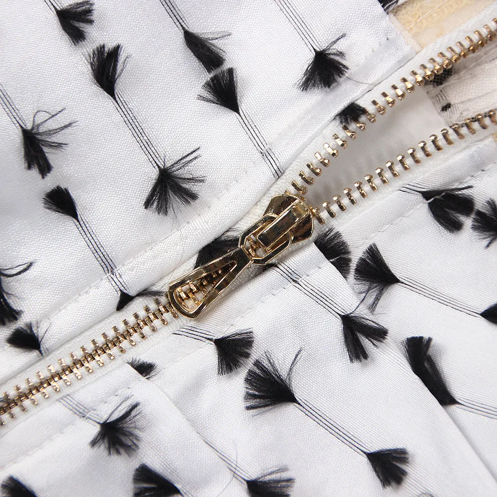 Cookies & Cream Asymmetrical Dress