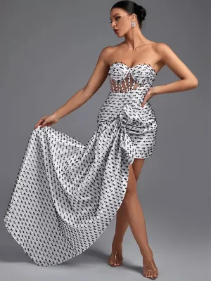Cookies & Cream Asymmetrical Dress
