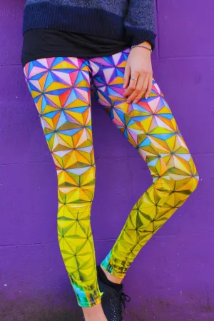 Cuboid Cupid Funky Pattern Leggings