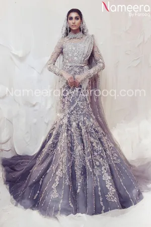 Designer Pakistani Fish Cut Lehenga for Bride #BN166