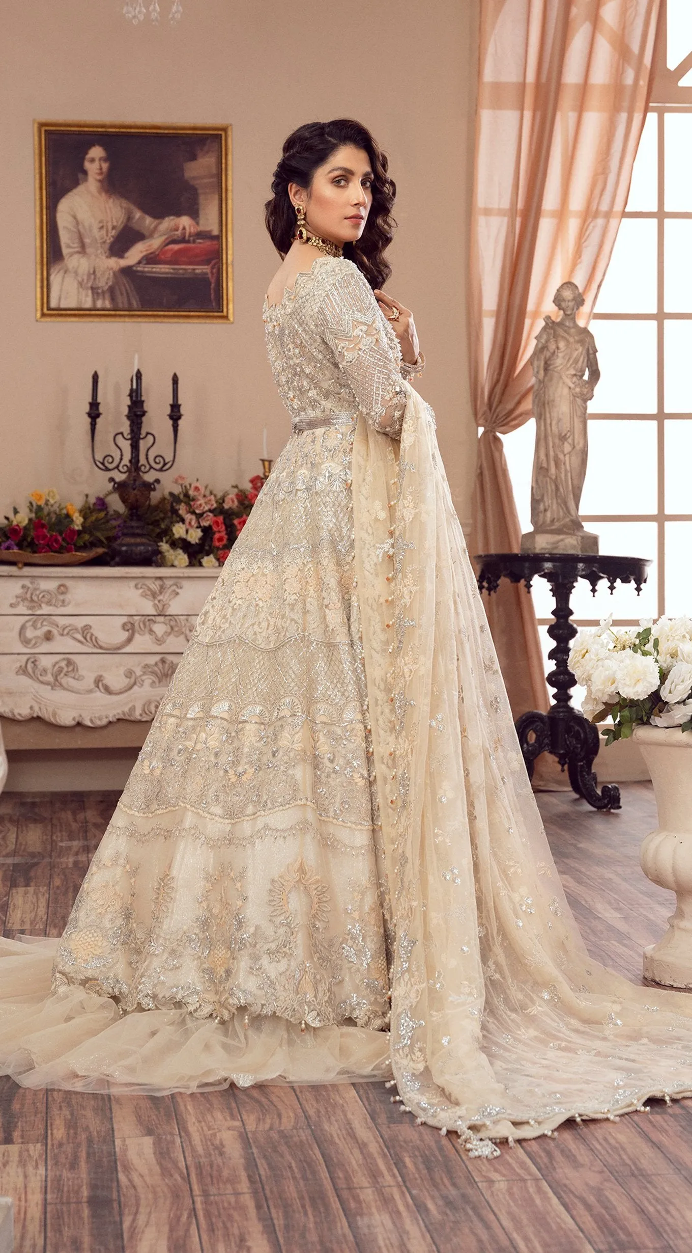 Designer Pakistani Lehenga Gown Bridal Dress #BN1071