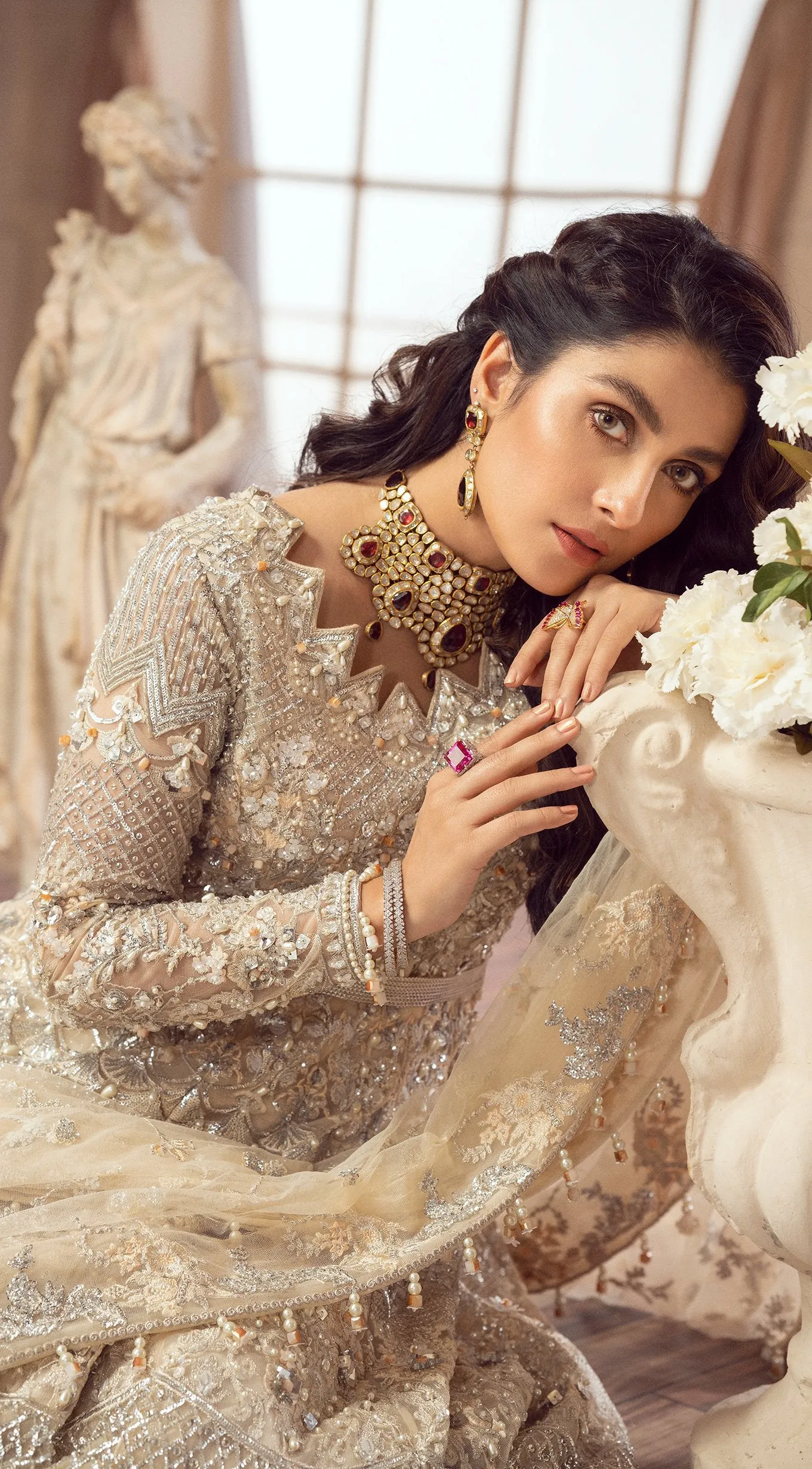 Designer Pakistani Lehenga Gown Bridal Dress #BN1071