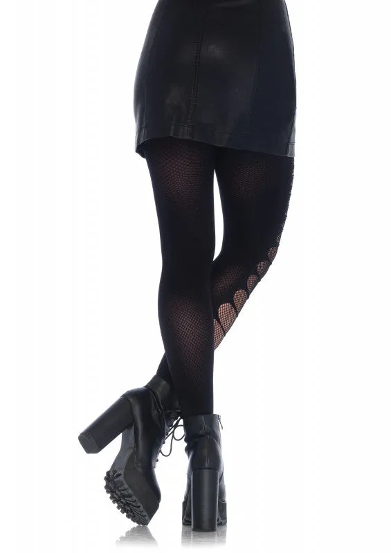 Double Layer Shredded Tights - One Size