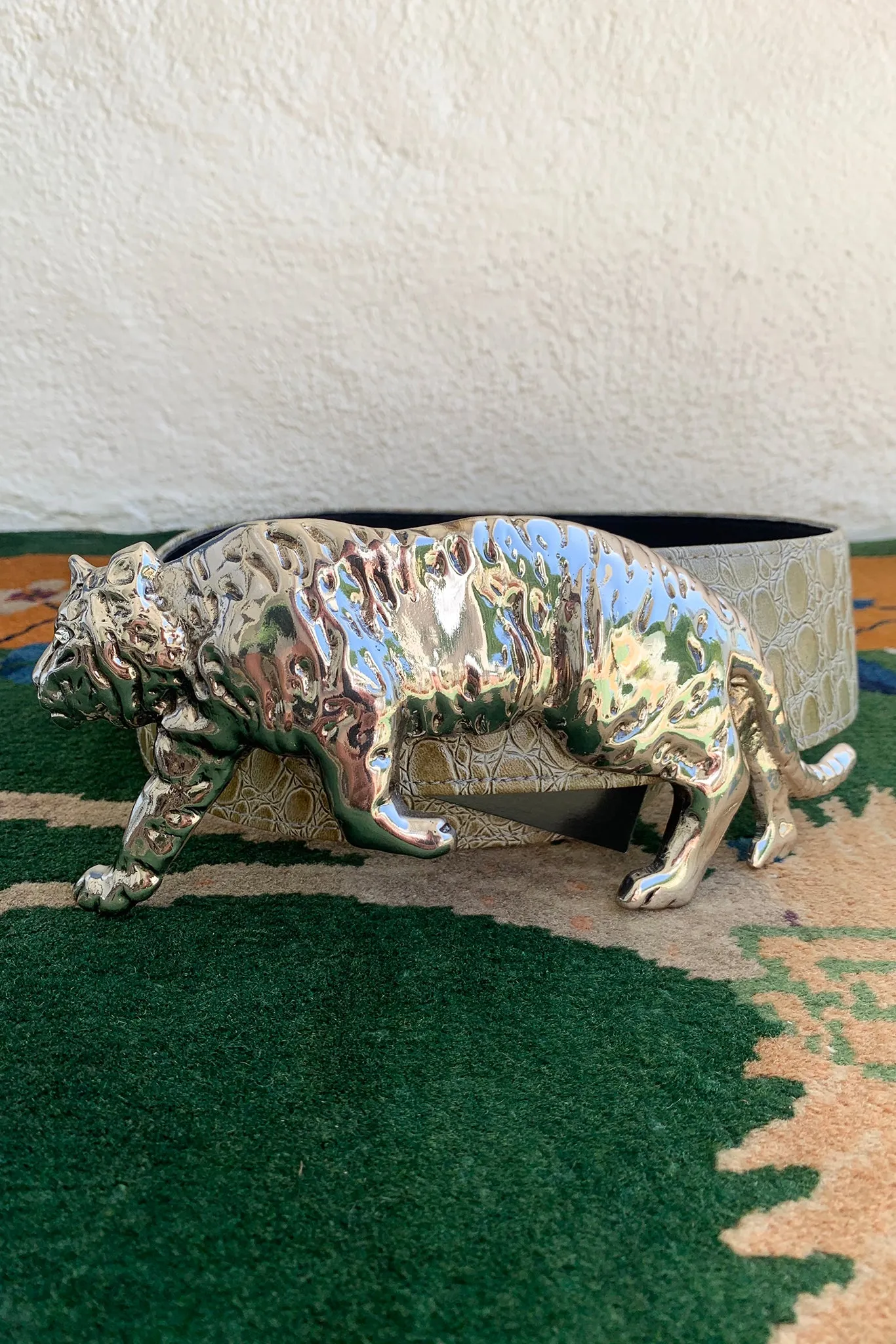 Embossed Tiger Queen Belt