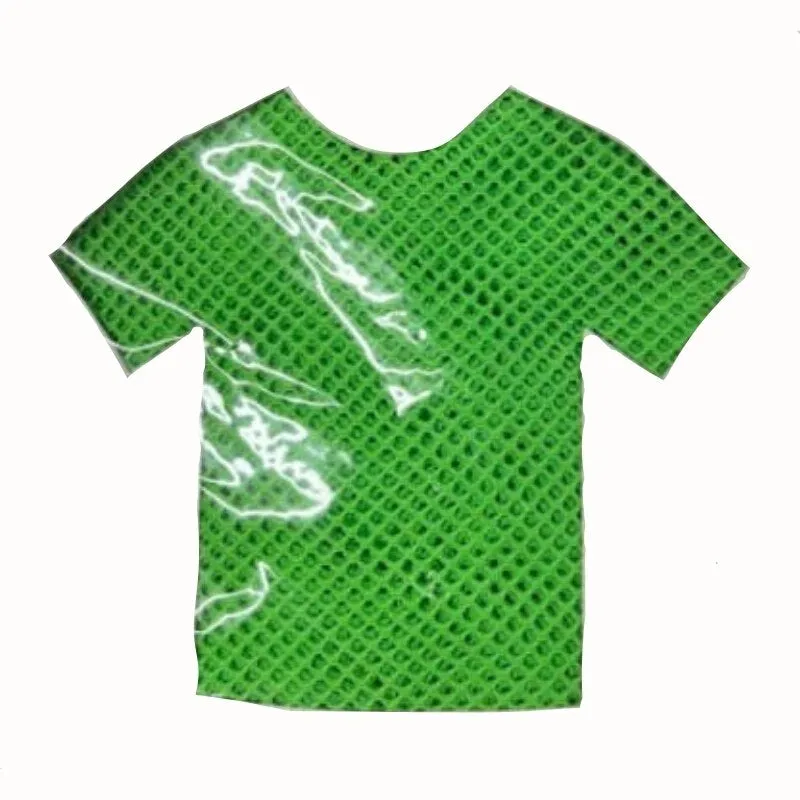 Fishnet Top Short Sleeve - Green