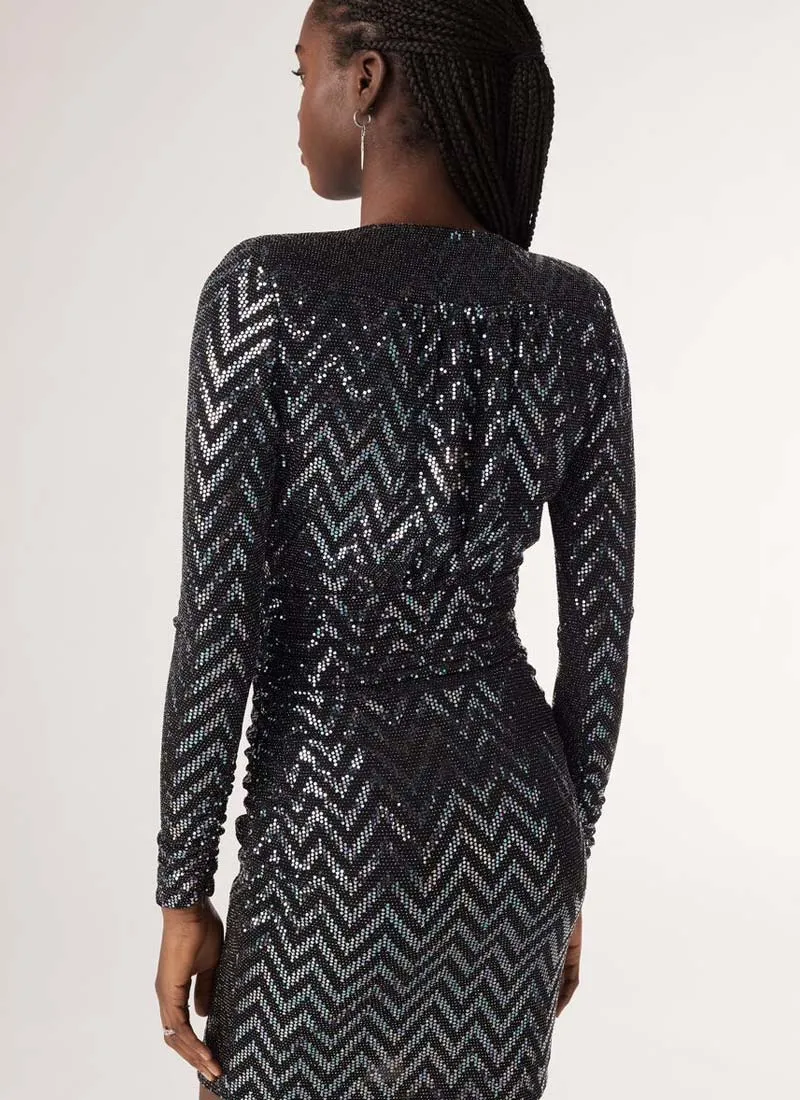 Flavie Lurex Mini Dress