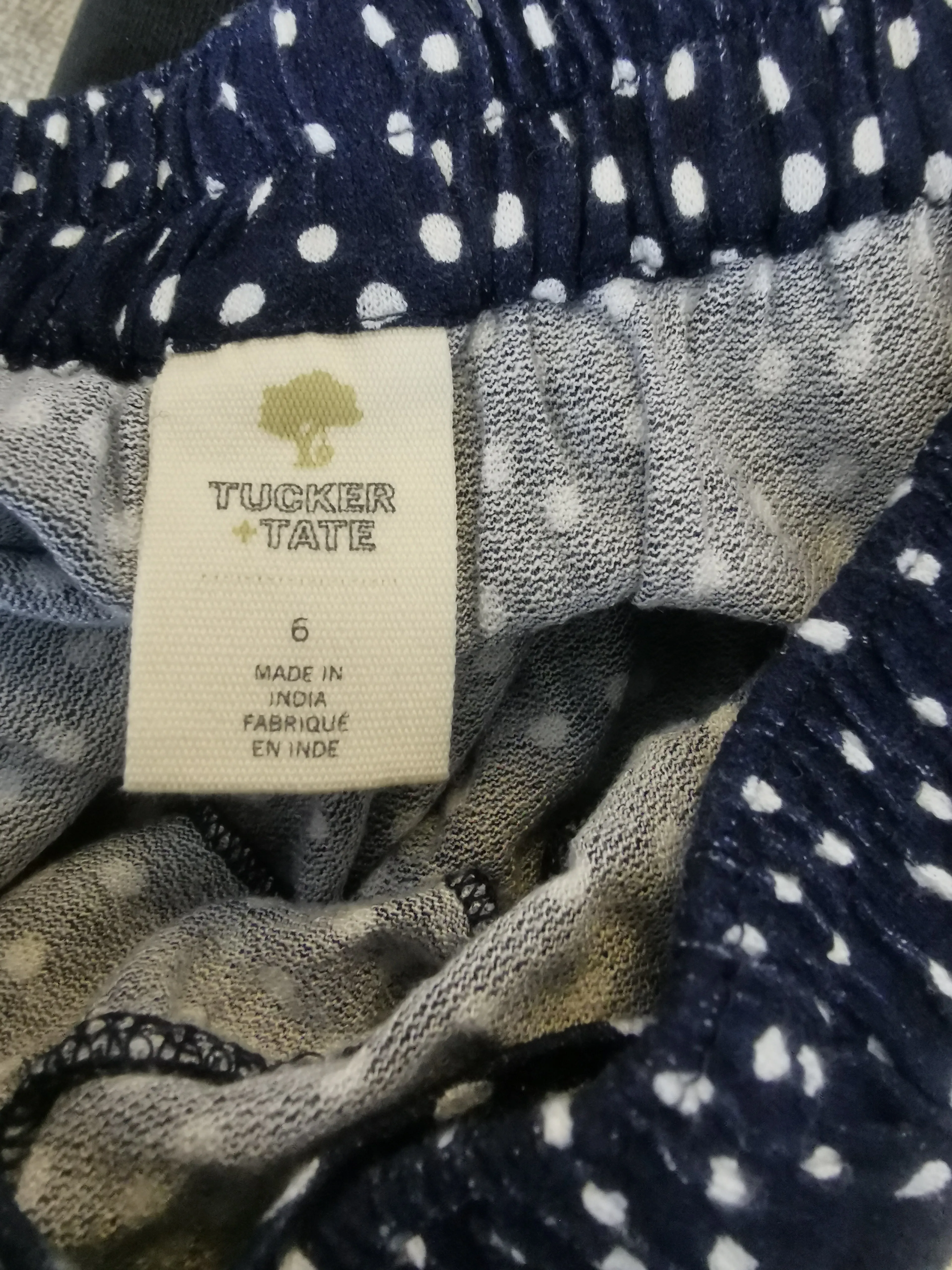 GIRL SIZE(S) 5 & 6 YEARS - TUCKER   TATE, Polkadot Ruffled Short / Skirt NWT B51