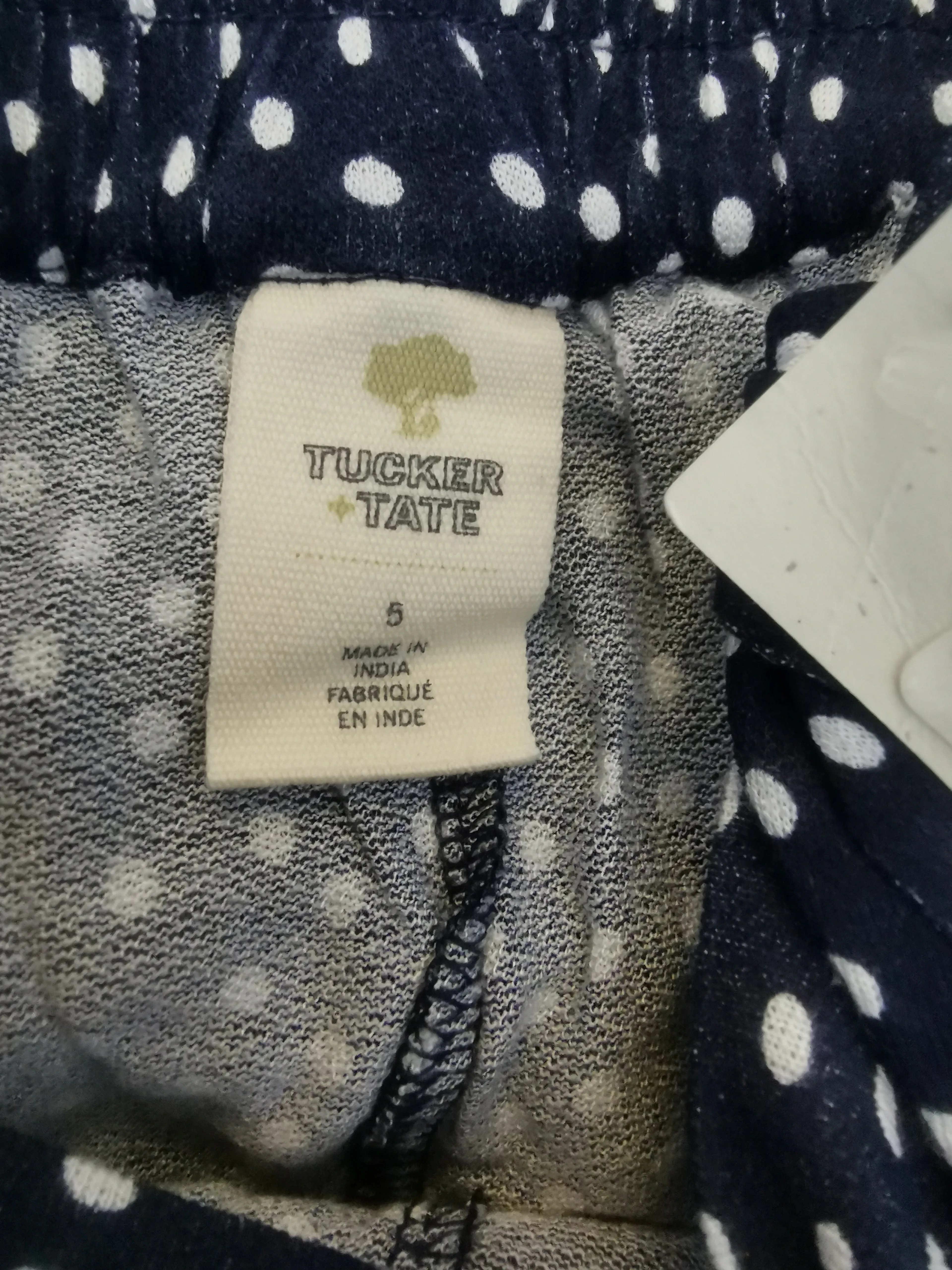 GIRL SIZE(S) 5 & 6 YEARS - TUCKER   TATE, Polkadot Ruffled Short / Skirt NWT B51