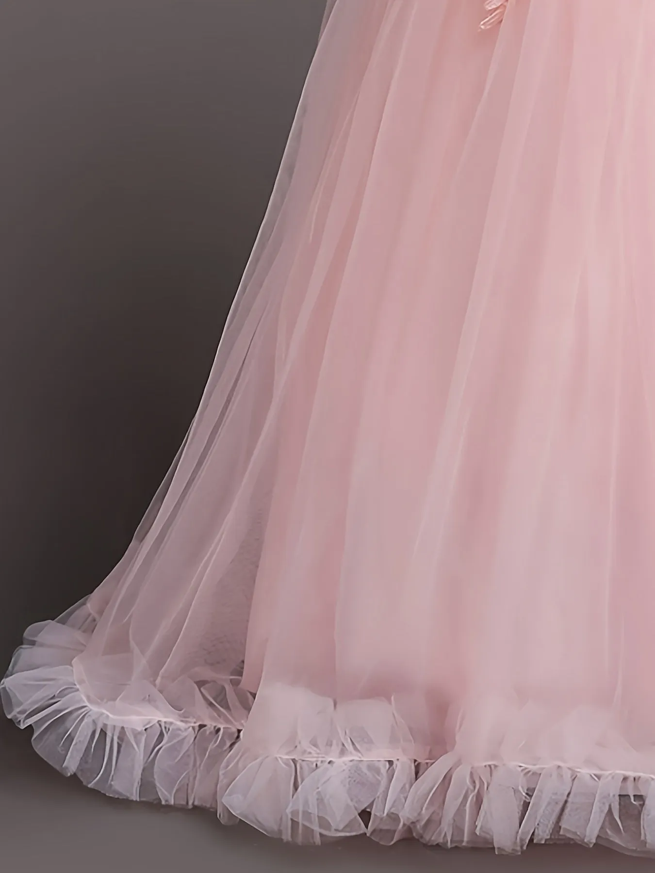 Girls Princess Flower Girls Dress for Pageant, Wedding, and Piano Performances