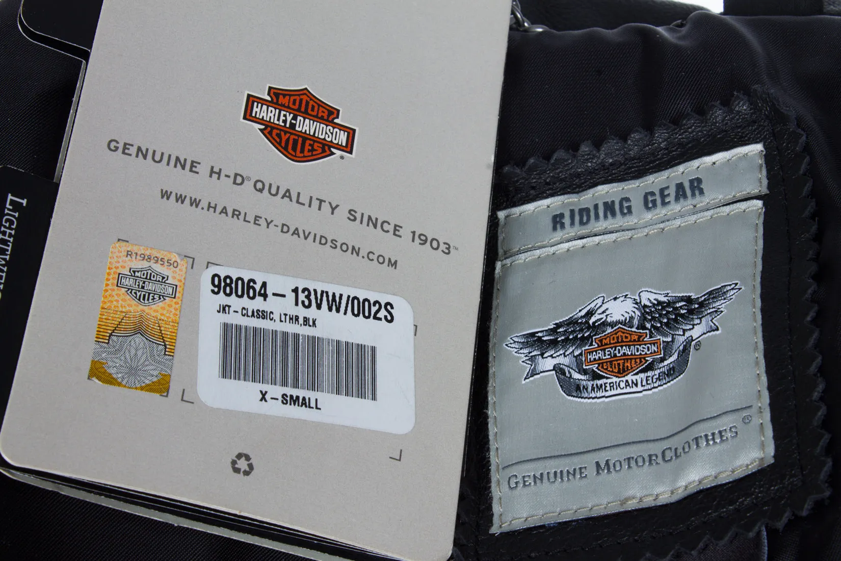 Harley-Davidson 98064-13VW Womens Heritage Black Leather Jacket