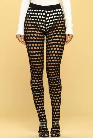 Hole in one tights
