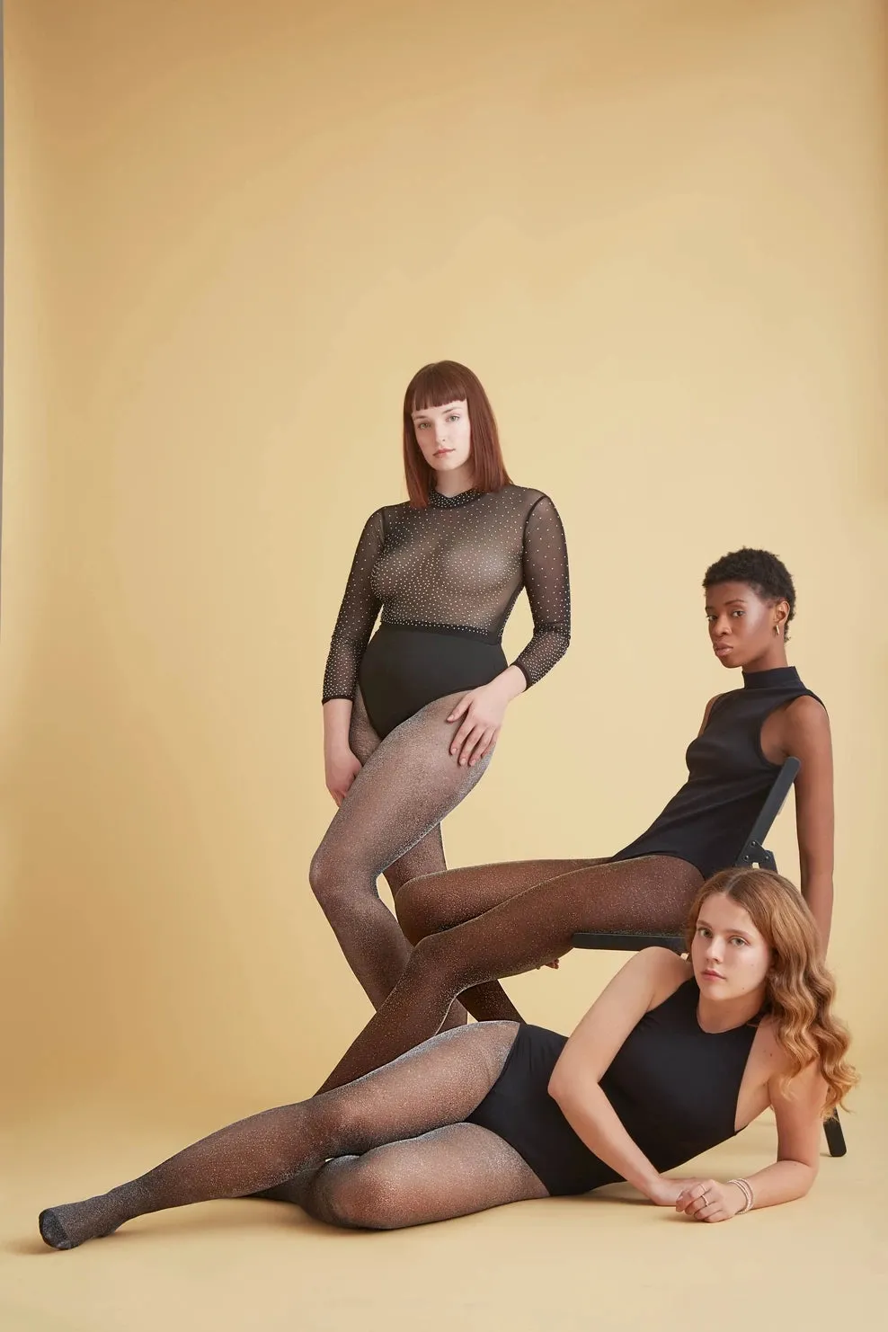 Hollywood Lurex Shiny Sheer Tights - 20 DEN