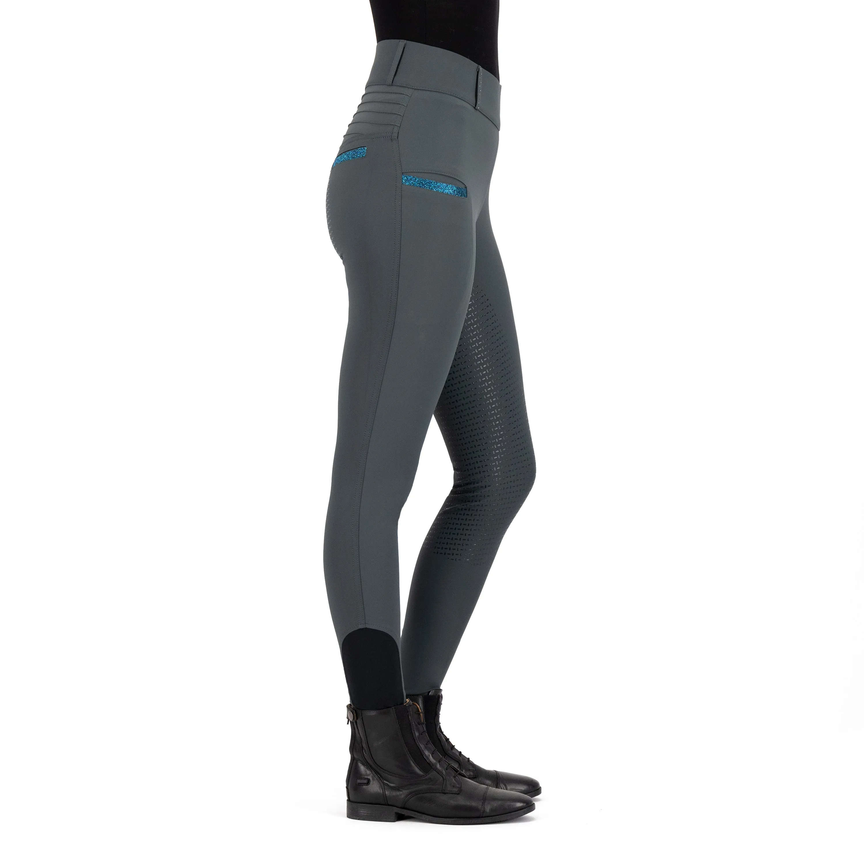 Imperial Riding Riding Tights Shiny Sparks FullGrip, helskodda ridtights med hög midja