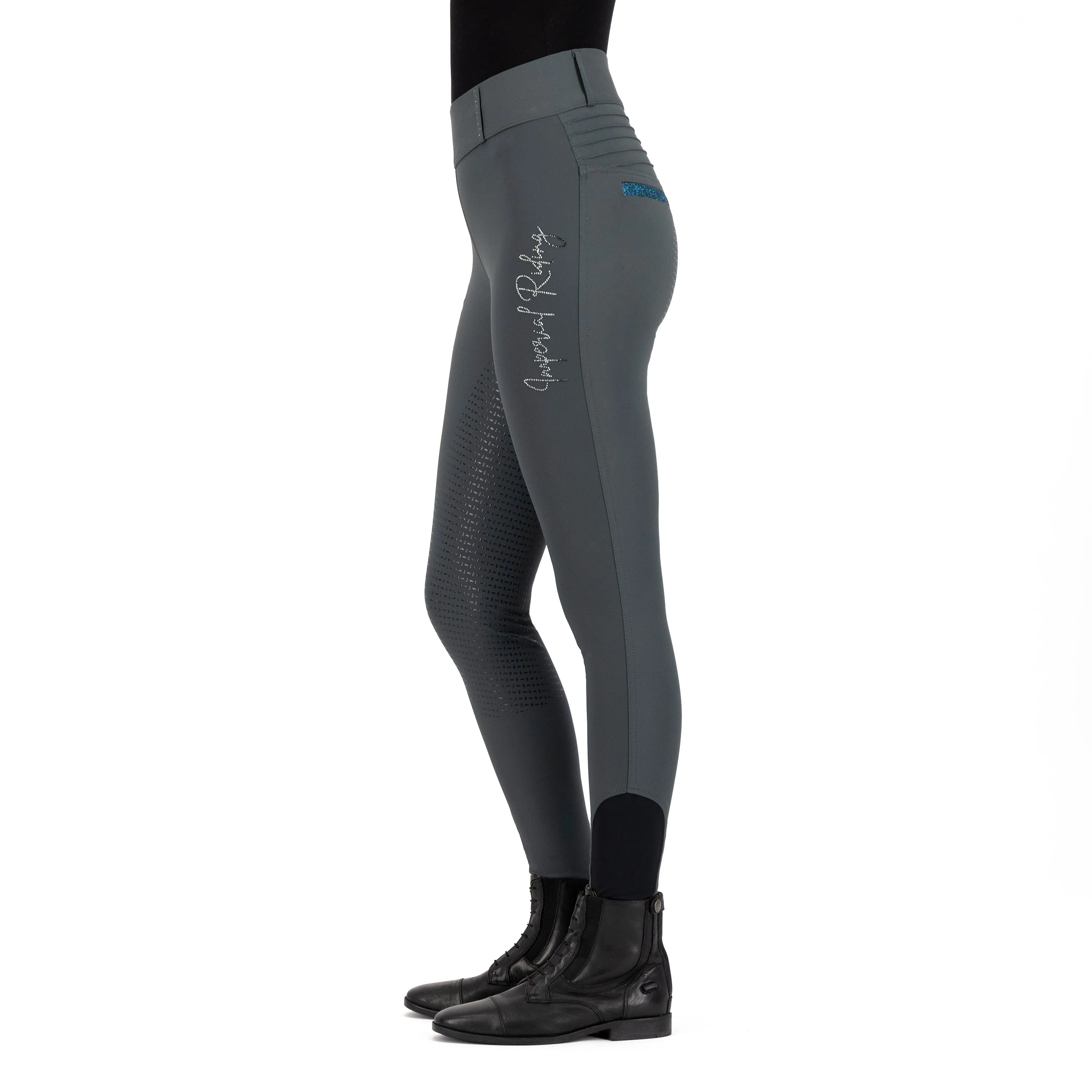 Imperial Riding Riding Tights Shiny Sparks FullGrip, helskodda ridtights med hög midja