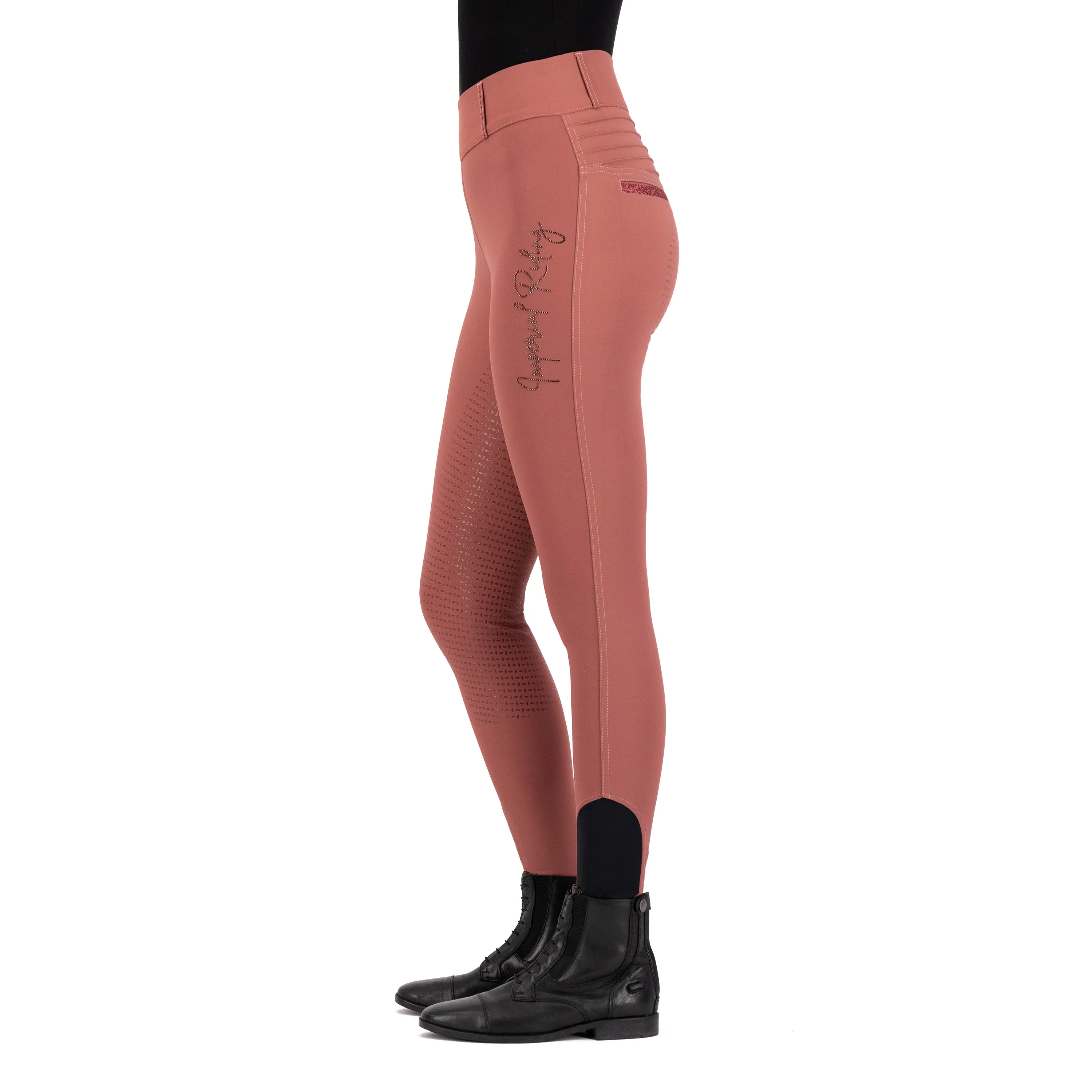 Imperial Riding Riding Tights Shiny Sparks FullGrip, helskodda ridtights med hög midja