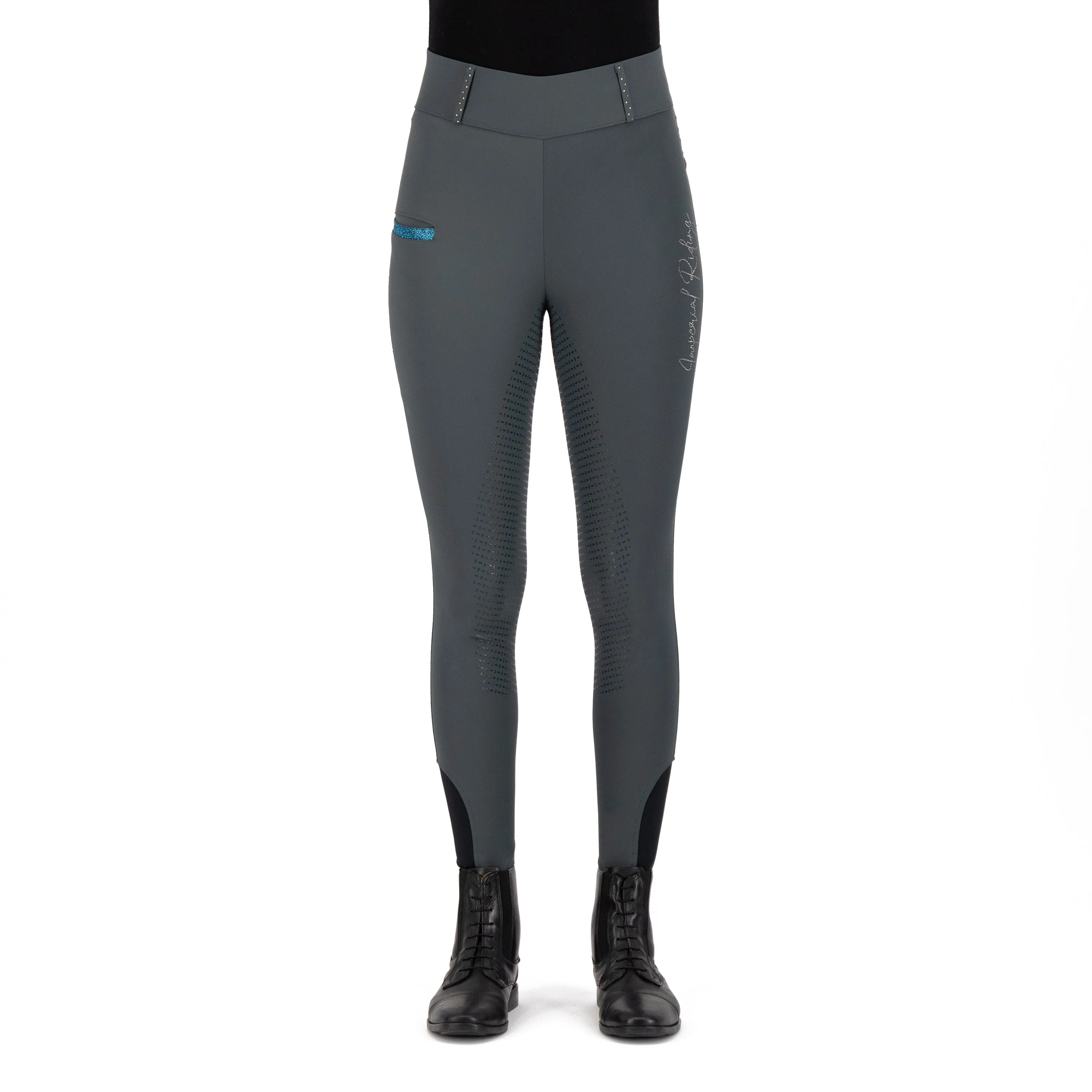 Imperial Riding Riding Tights Shiny Sparks FullGrip, helskodda ridtights med hög midja