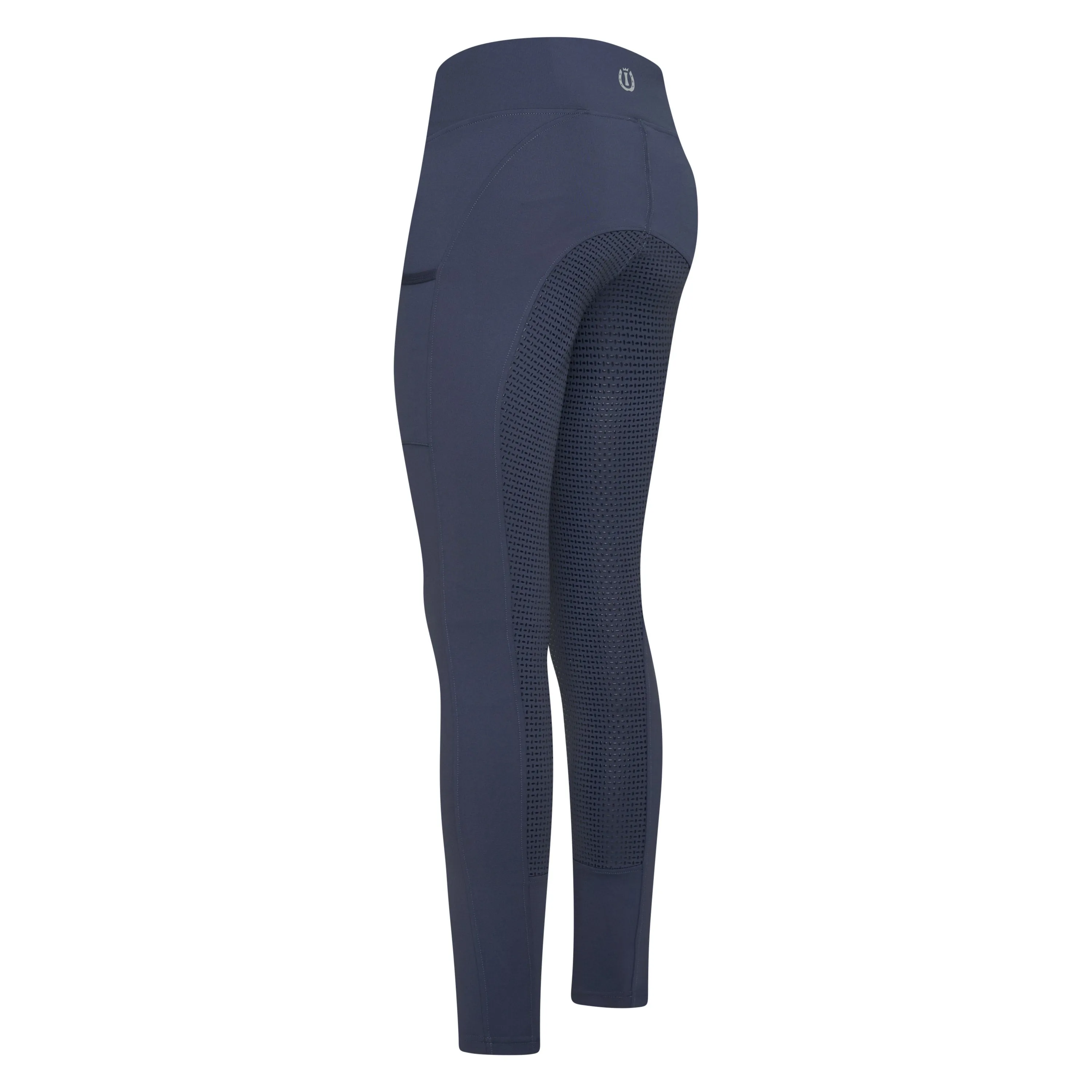 Imperial Riding Riding Tights Shiny Uni FullGrip, helskodda ridtights med hög midja