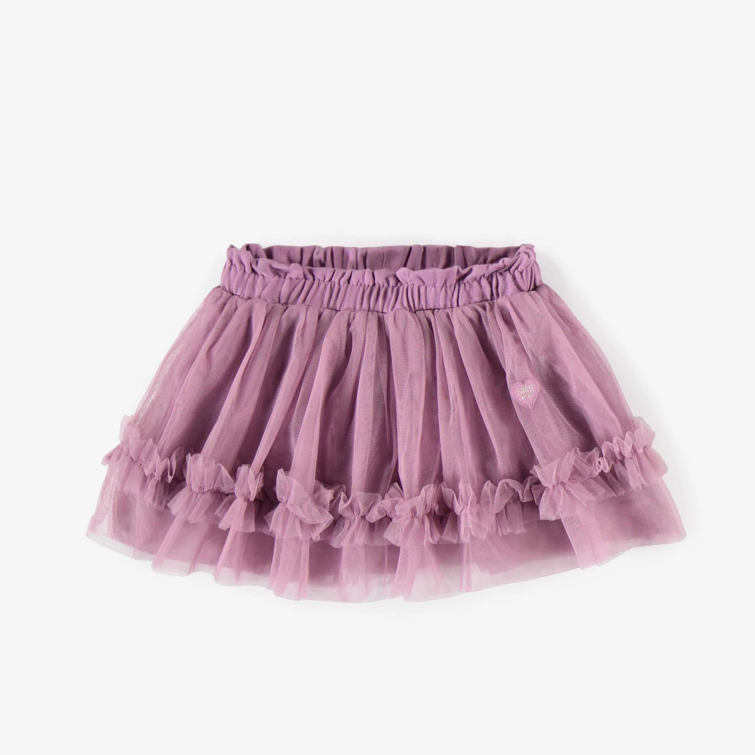 Jupe mauve en tulle, bébé || Purple tulle Skirt, baby