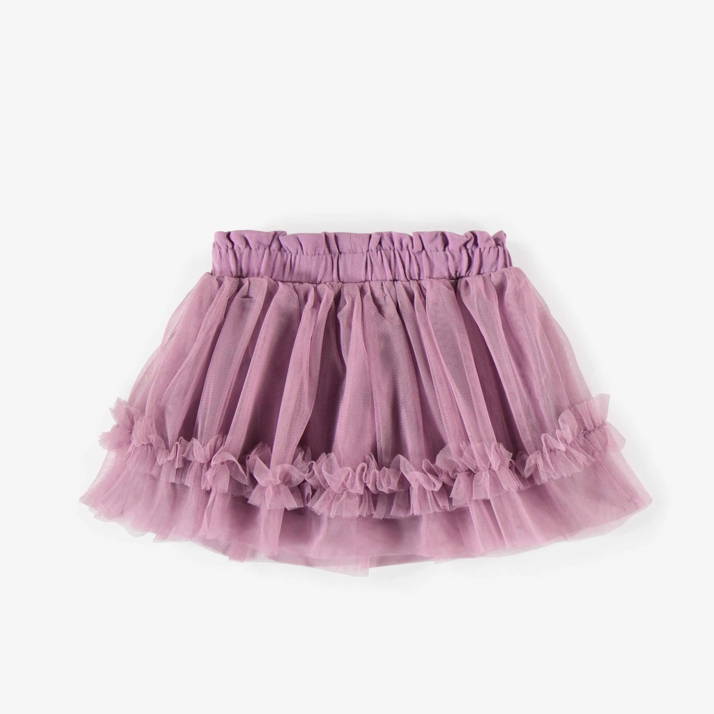 Jupe mauve en tulle, bébé || Purple tulle Skirt, baby