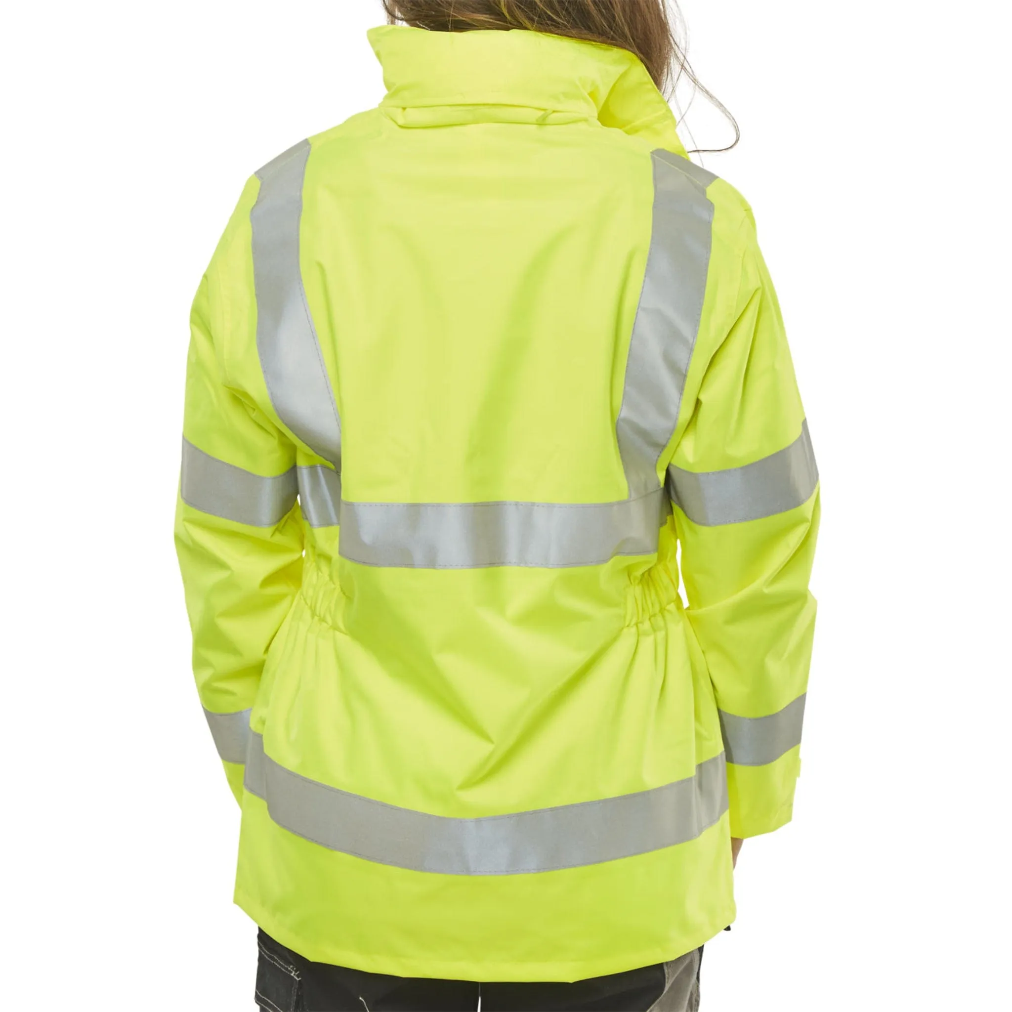 Ladies Hi-vis Executive Jacket - Saturn Yellow