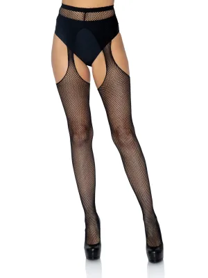 Leg Avenue Fishnet Suspender Pantyhose 1402