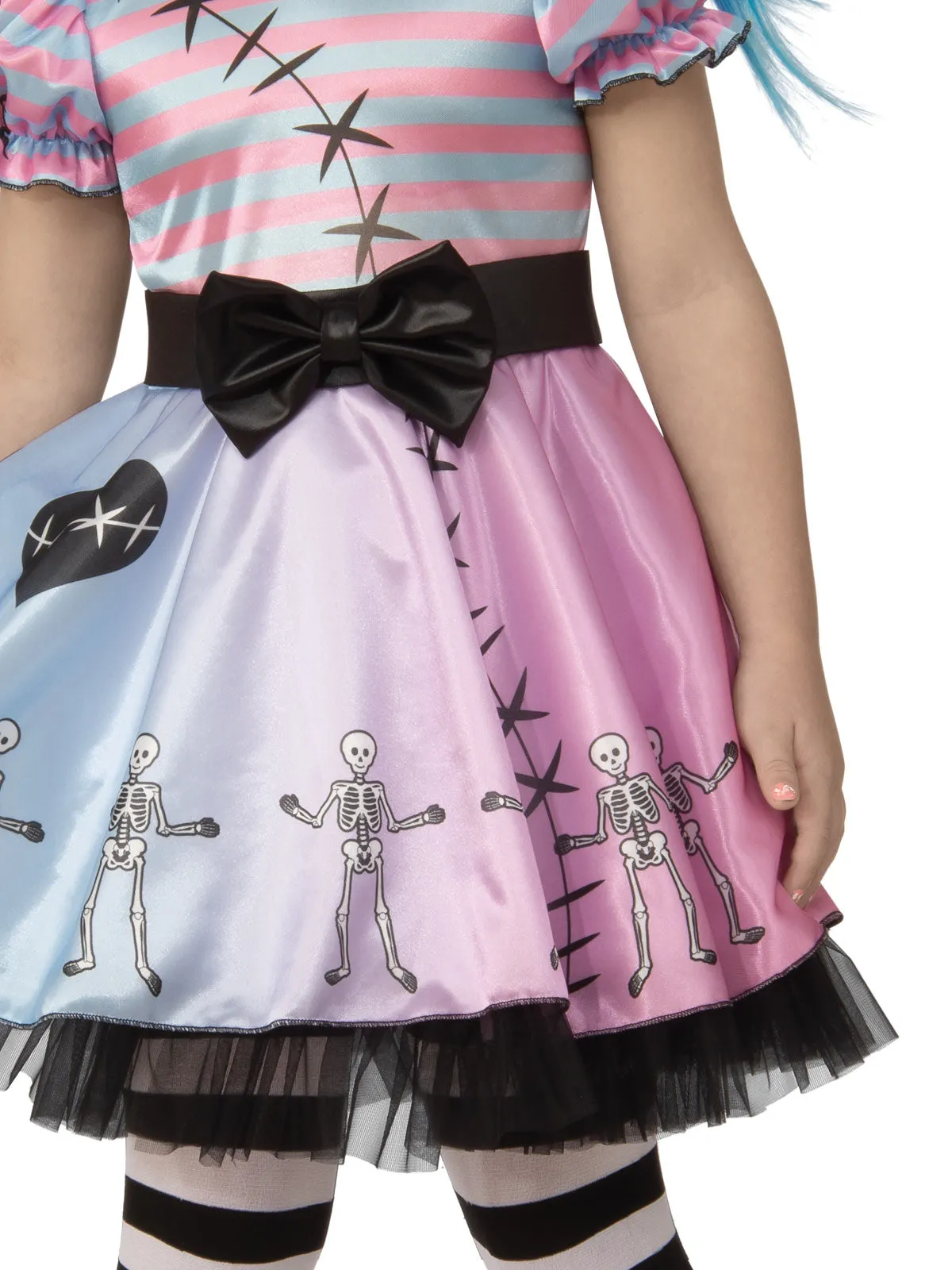Little Blue Skelly Cpstume for Girls